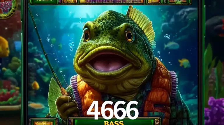 Personagem de peixe pescador do popular jogo de slot com tema de pescaria, uma das emocionantes opções de caça-níqueis para jogar e ganhar no cassino 4666.